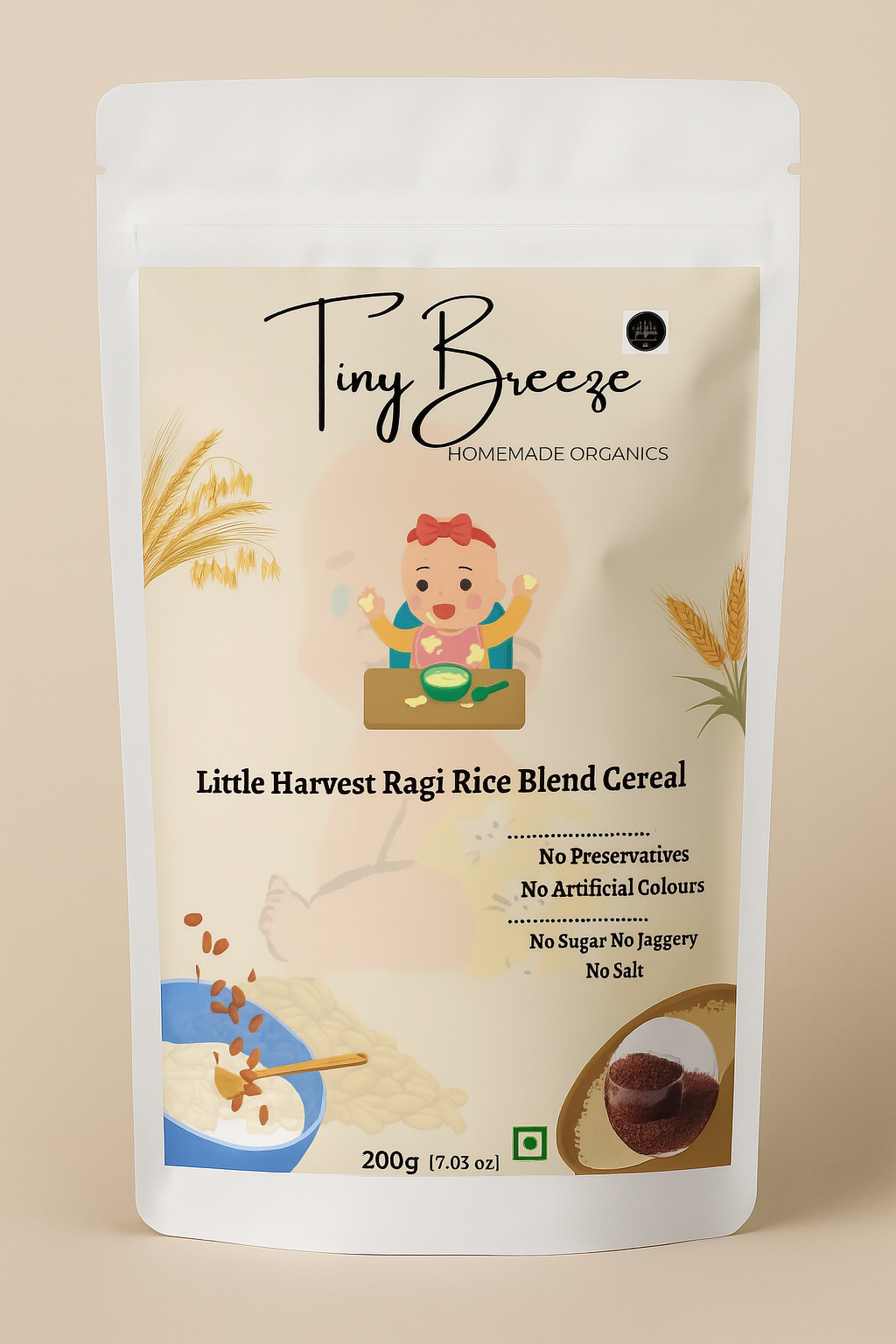 Little Harvest Ragi Rice Blend Cereal 200gm