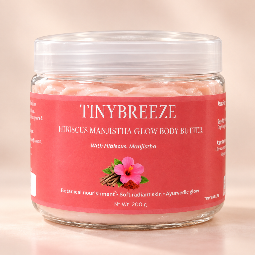 Hibiscus Manjistha Glow Body Butter – Deep Nourishment & Soft Radiant Skin | 200 g