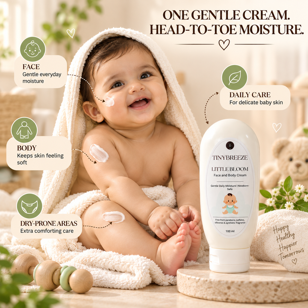Little Bloom Baby Face & Body Cream – Gentle Daily Moisturizer | 100 ml