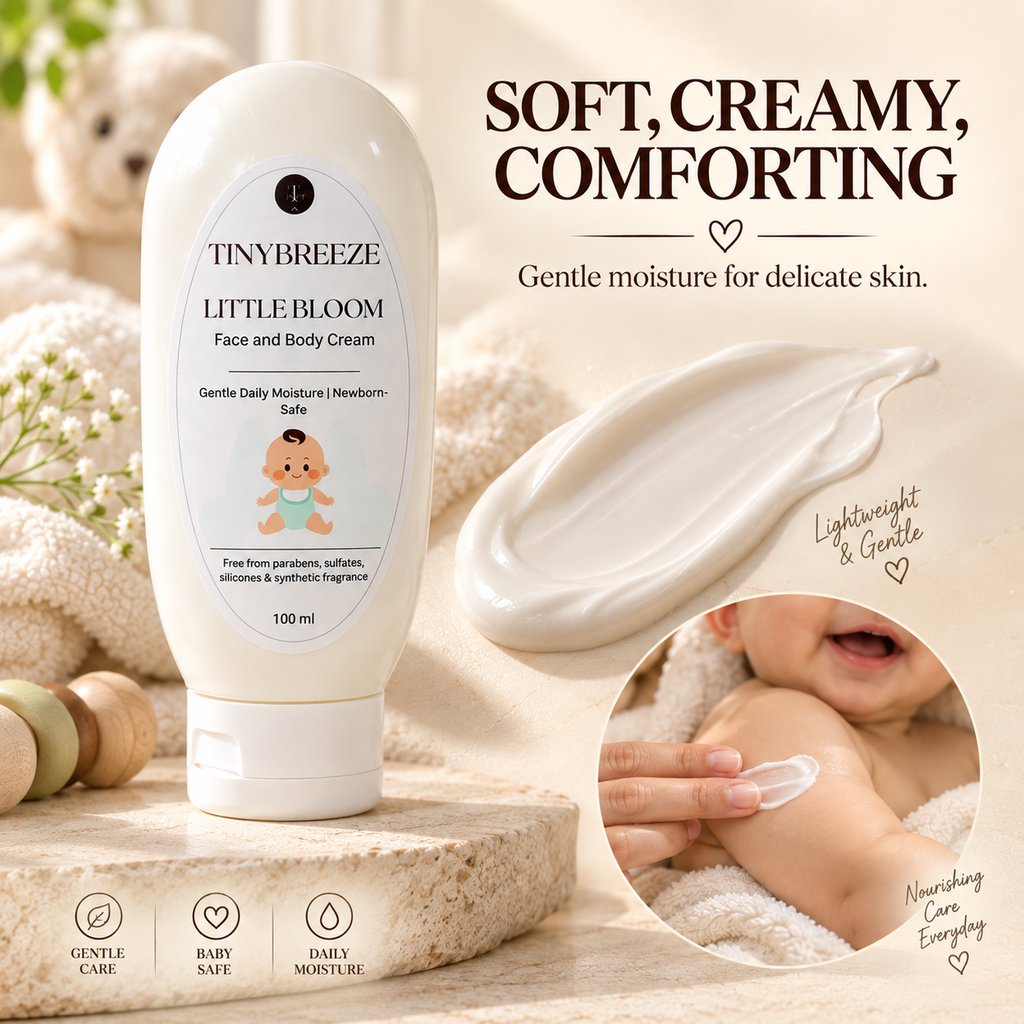 Little Bloom Baby Face & Body Cream – Gentle Daily Moisturizer | 100 ml