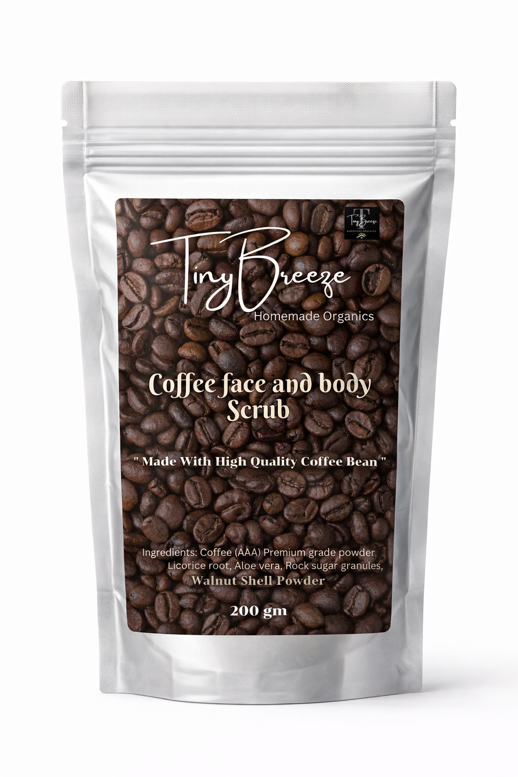 Coffee Face and Body Scrub | Tan Removal & Soft-Smooth Skin | Tan Bathing Scrub (200 gm)