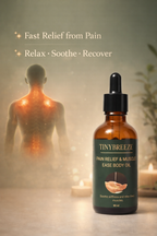 Pain Relief & Muscle Ease Body Oil | Natural Muscle Relaxing Massage Oil | Herbal Body Oil 50 ml