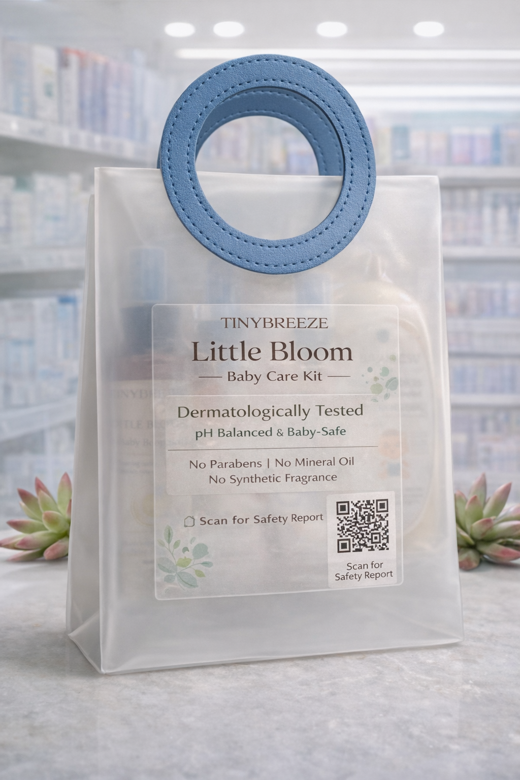 TinyBreeze Newborn Baby Essential Care Kit – Dermatologically Tested