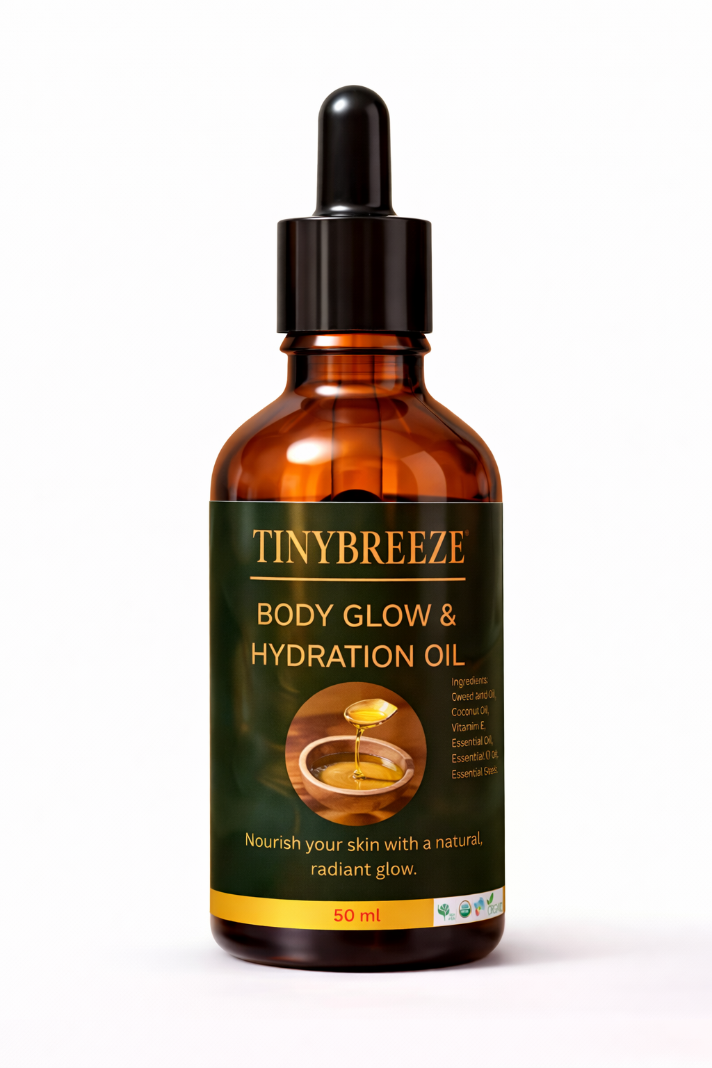 Body Glow & Hydration Oil | Natural Body Oil for Dry Skin | Deep Moisturizing Glow Oil || 50 ml