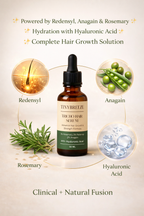 TRICHO Hair serum- 50 ml purely organic , Redensyl, Anagain, Rosemary, with Hyaluronic acid