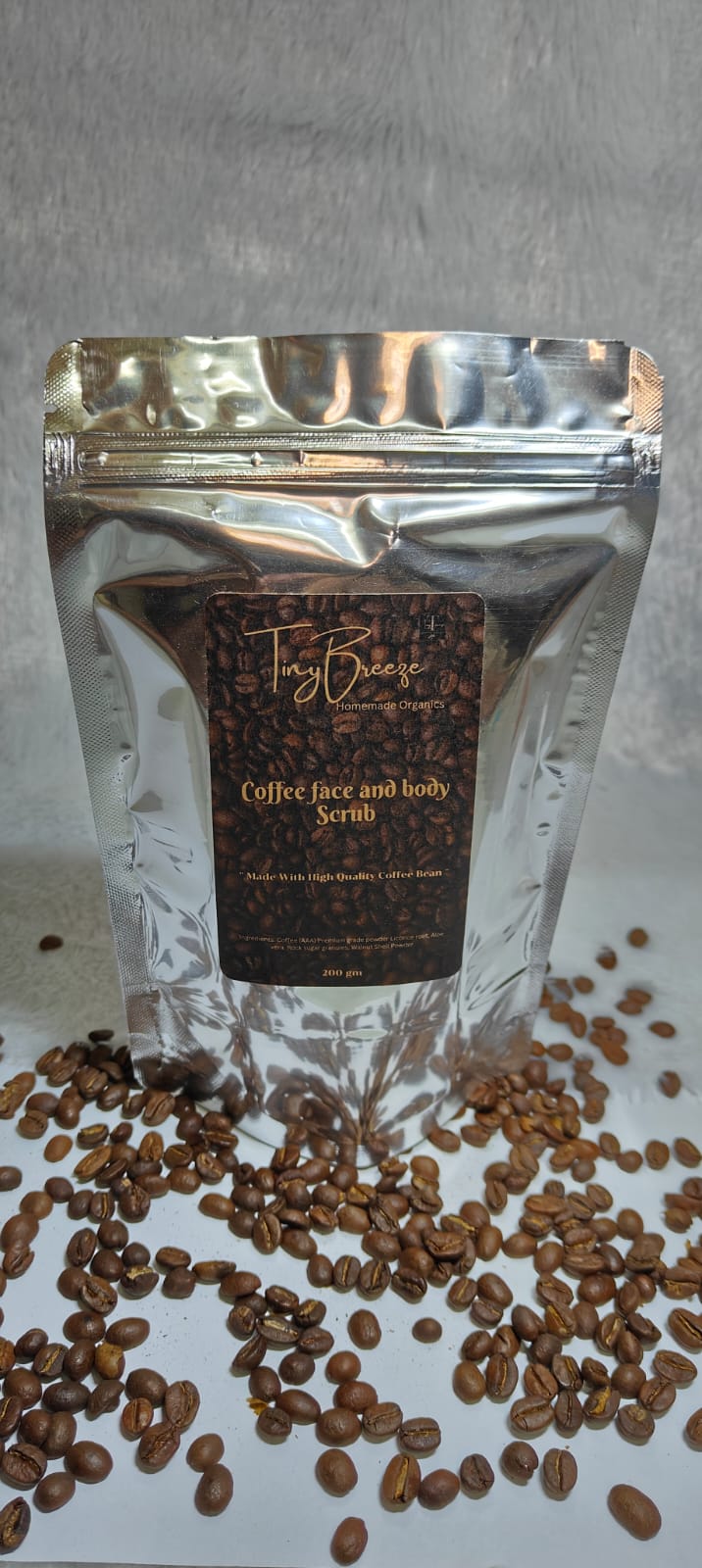 Coffee Face and Body Scrub | Tan Removal & Soft-Smooth Skin | Tan Bathing Scrub (200 gm)