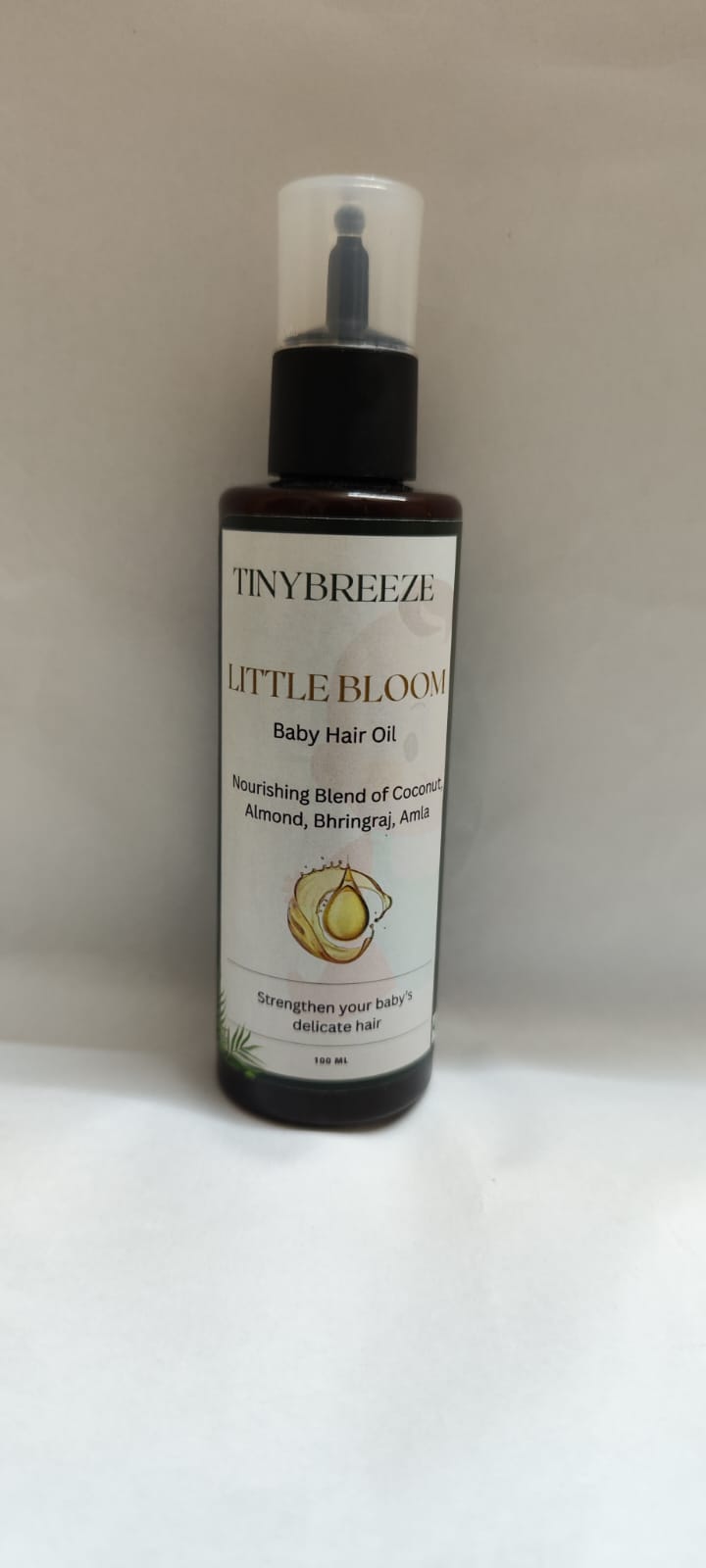 Little Bloom Baby Hair Oil, 100 ml, Cold Pressed Natural Oils with Coconut, Sweet Almond, Bhringraj, Amla