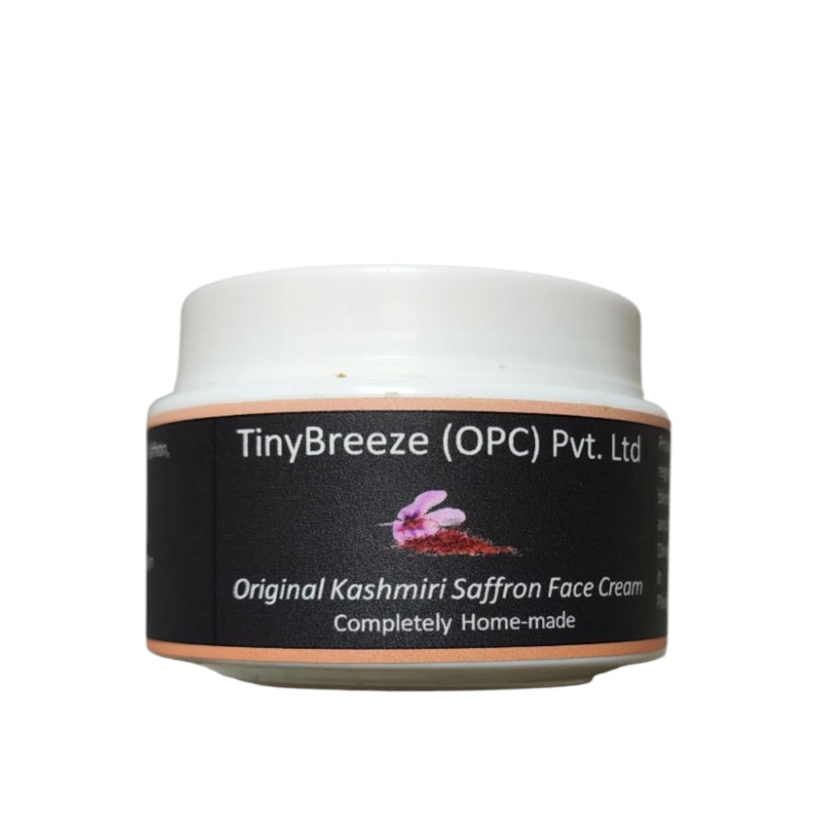 Original Kashmiri Saffron Face Cream, Homemade, with Pure Saffron Strands 50gm
