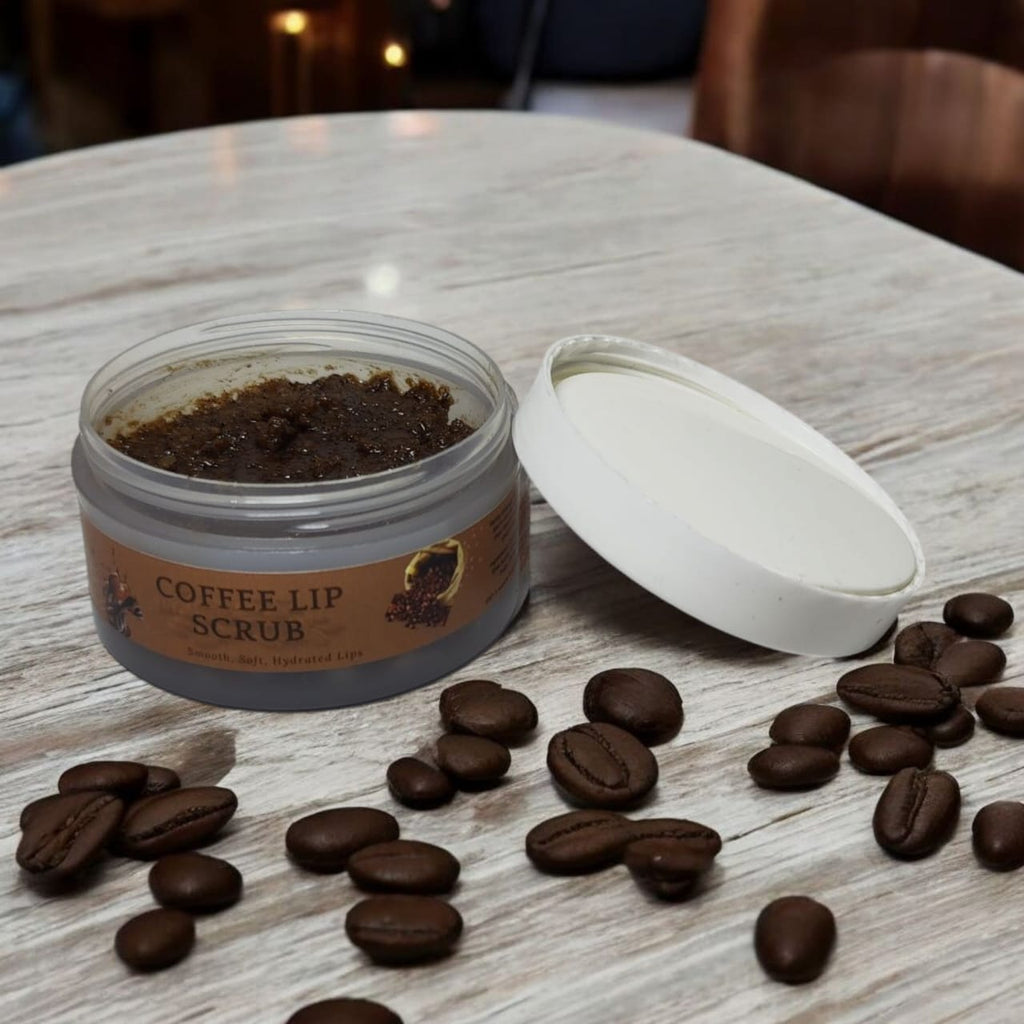 Coffee Lip Care Set- Arabica Coffee Lip Scrub & Organic Lip Balm