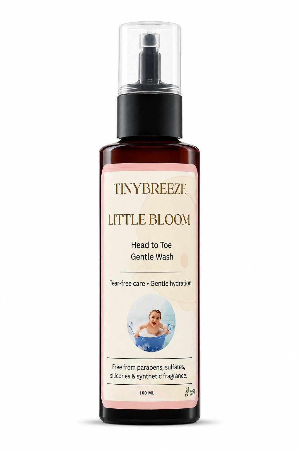 Little Bloom Baby Head to Toe Wash 100 ml - Pack of 3
