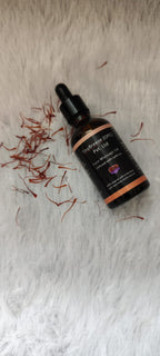 Saffron-Infused Face Massage Oil, Ayurvedic Herbs and Oils, 100% Natural 50ml