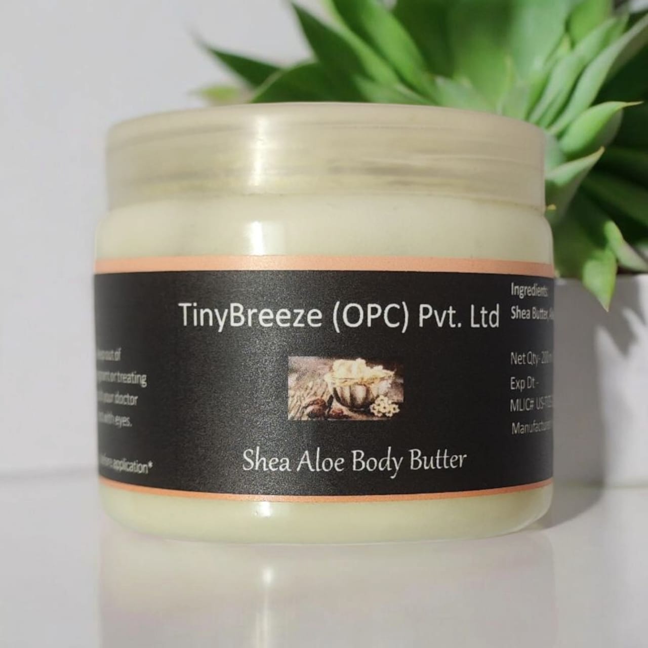 Shea Aloe Body Butter, Natural Moisturizing body butter 200gm