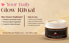 Original Kashmiri Saffron Face Cream, Homemade, with Pure Saffron Strands 50gm