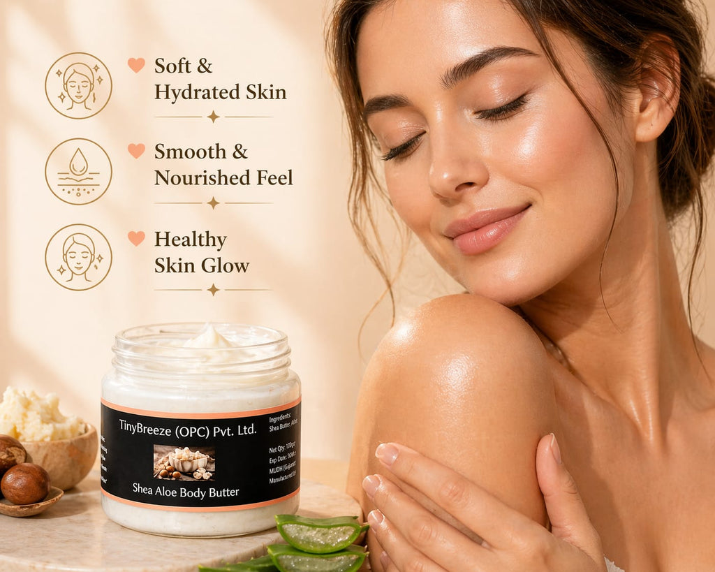 Shea Aloe Body Butter, Natural Moisturizing body butter 200gm