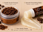 Coffee Lip Care Set- Arabica Coffee Lip Scrub & Organic Lip Balm