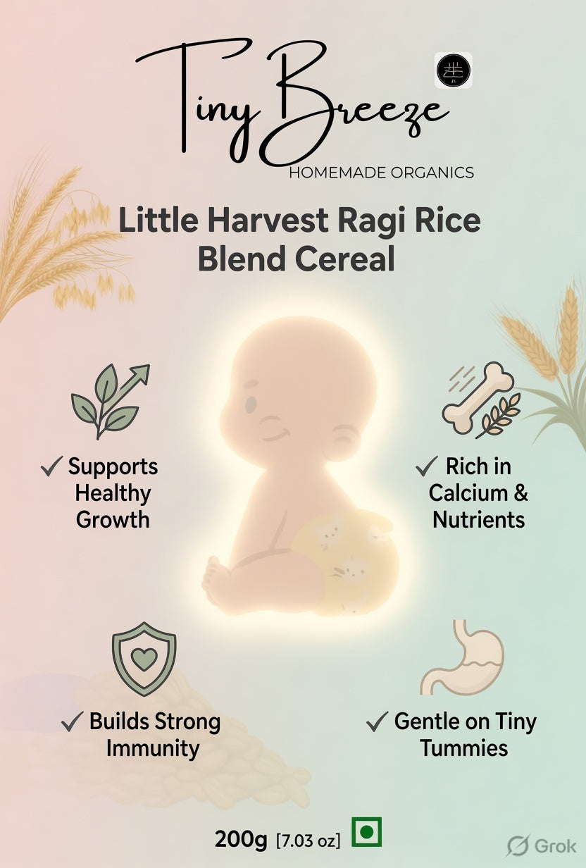 Little Harvest Ragi Rice Blend Cereal 200gm