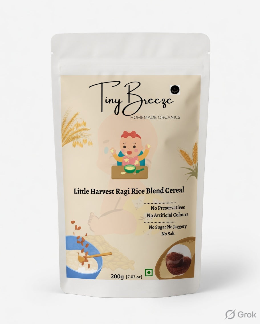 Little Harvest Ragi Rice Blend Cereal 200gm
